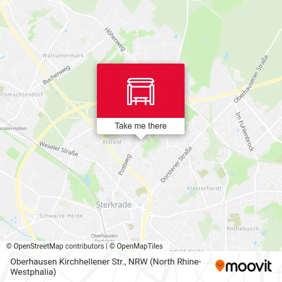 Карта Oberhausen Kirchhellener Str.