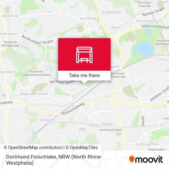 Dortmund Froschlake map