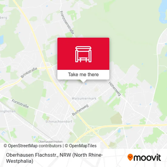 Карта Oberhausen Flachsstr.