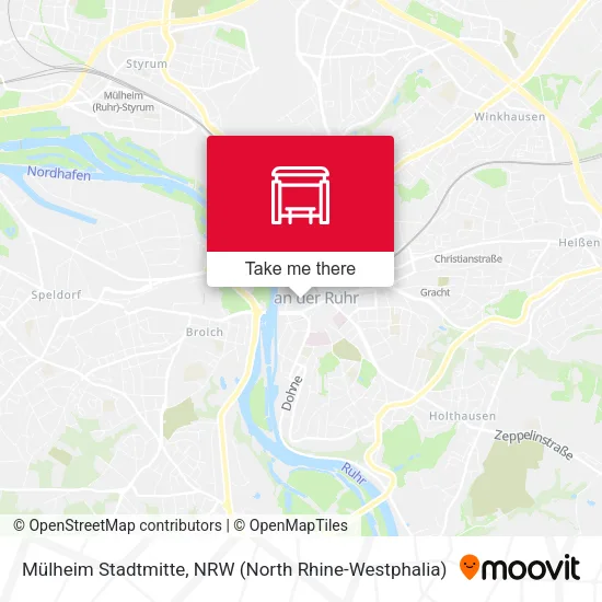 Карта Mülheim Stadtmitte