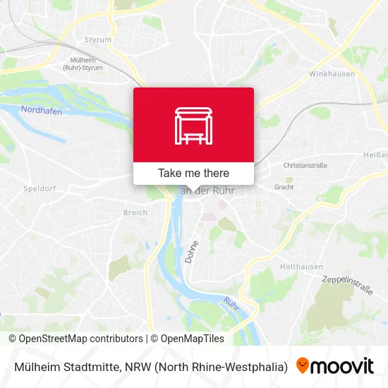 Карта Mülheim Stadtmitte