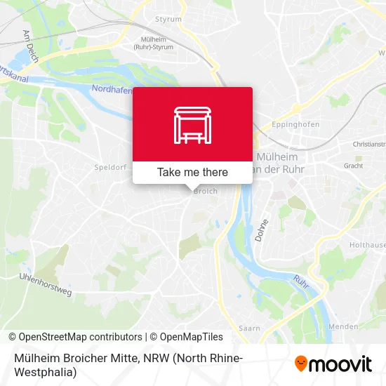 Карта Mülheim Broicher Mitte