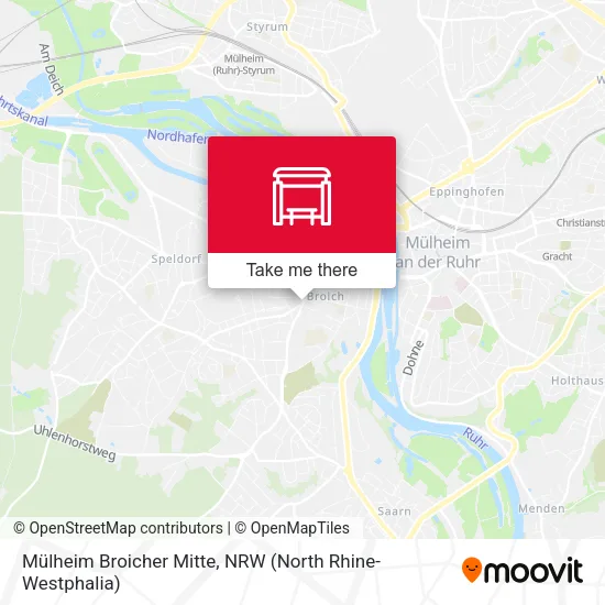 Карта Mülheim Broicher Mitte