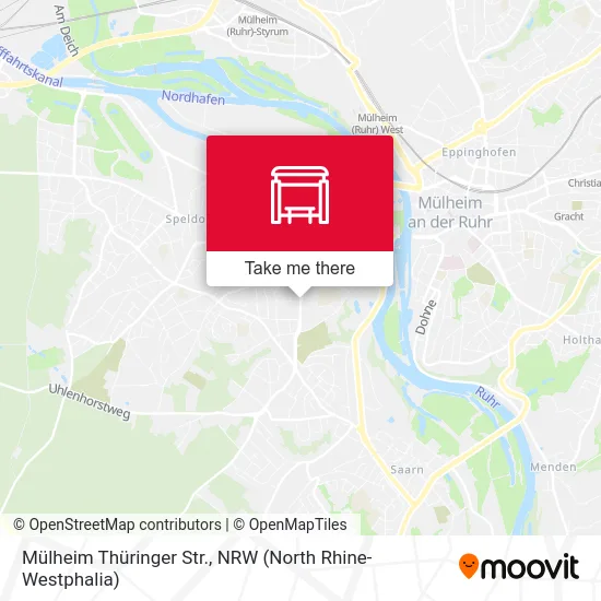 Карта Mülheim Thüringer Str.