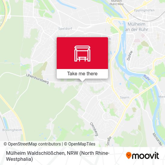Mülheim Waldschlößchen map