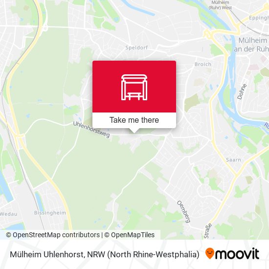 Mülheim Uhlenhorst map