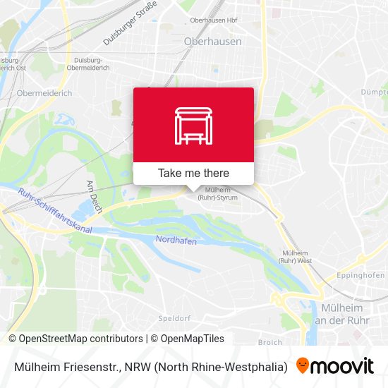 Карта Mülheim Friesenstr.