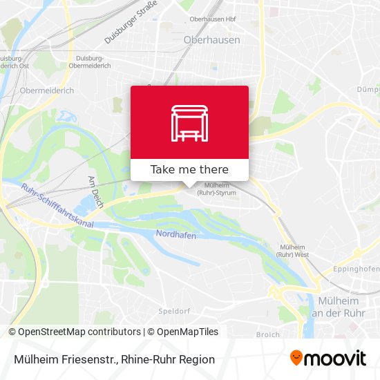 Mülheim Friesenstr. map