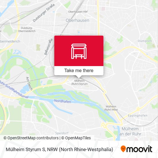 Карта Mülheim Styrum S