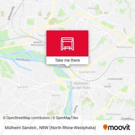 Карта Mülheim Sandstr.