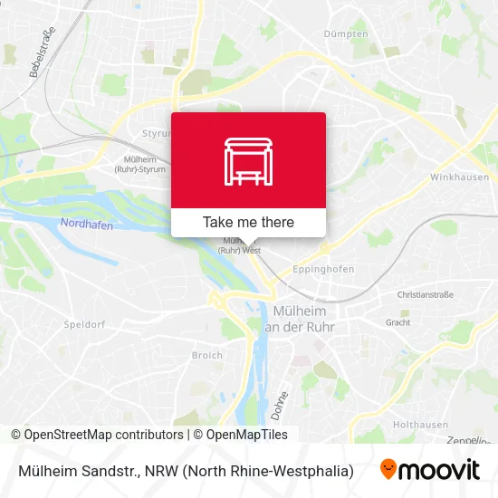 Карта Mülheim Sandstr.