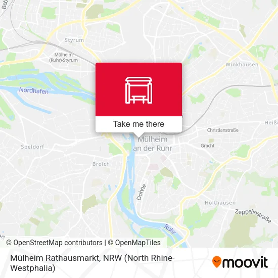 Карта Mülheim Rathausmarkt