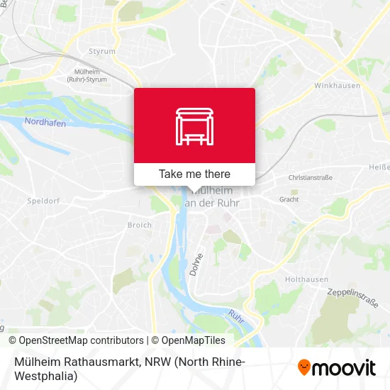 Карта Mülheim Rathausmarkt