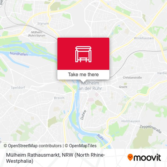 Карта Mülheim Rathausmarkt