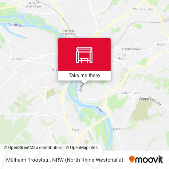 Карта Mülheim Trooststr.
