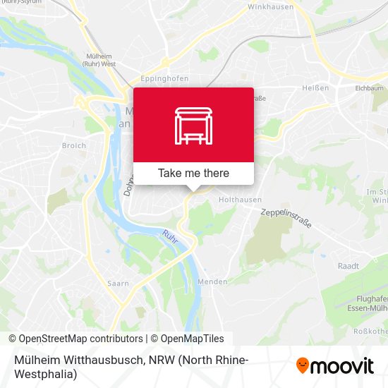 Mülheim Witthausbusch map