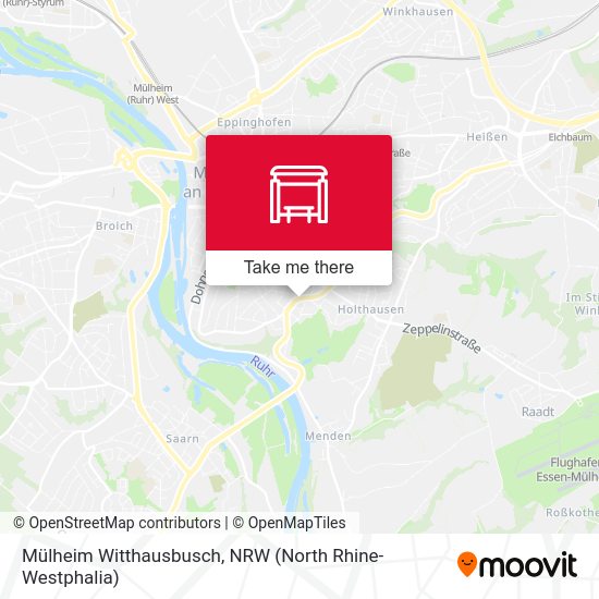 Mülheim Witthausbusch map