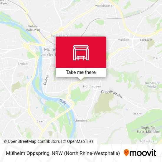 Карта Mülheim Oppspring