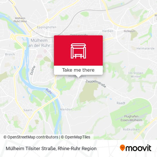 Mülheim Tilsiter Straße map