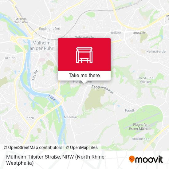 Mülheim Tilsiter Straße map