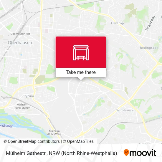 Mülheim Gathestr. map