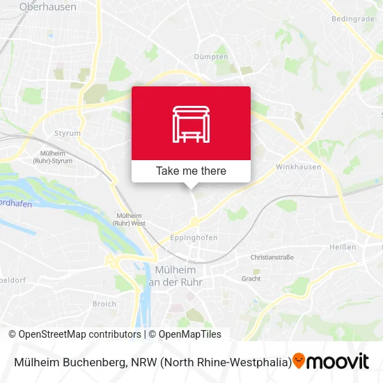 Mülheim Buchenberg map