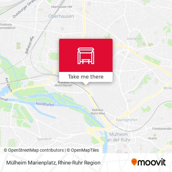 Mülheim Marienplatz map