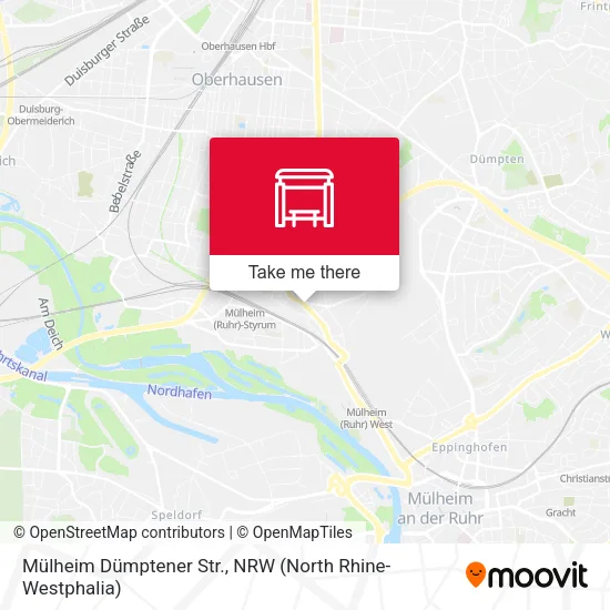 Карта Mülheim Dümptener Str.