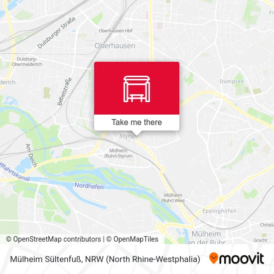 Карта Mülheim Sültenfuß