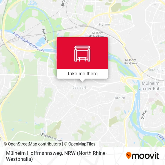 Карта Mülheim Hoffmannsweg