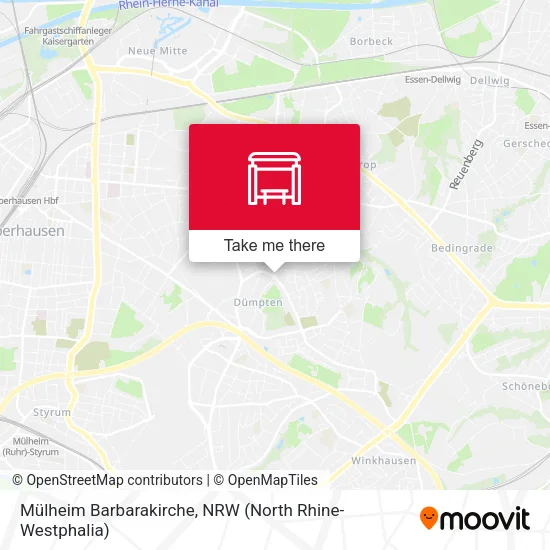 Карта Mülheim Barbarakirche