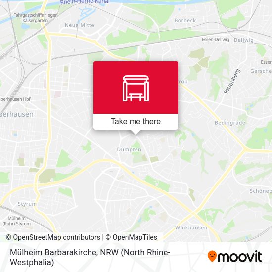 Карта Mülheim Barbarakirche