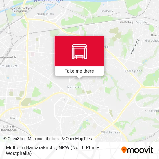 Карта Mülheim Barbarakirche