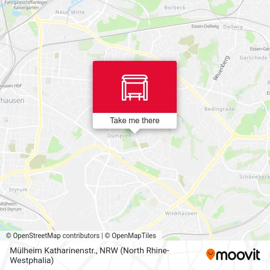 Карта Mülheim Katharinenstr.