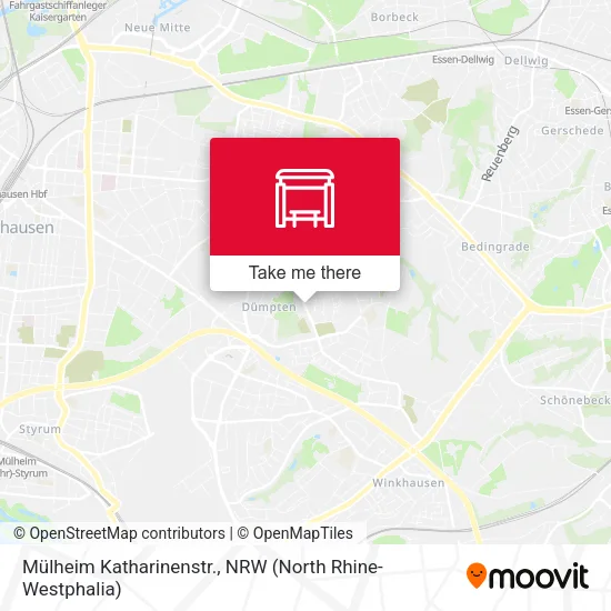 Карта Mülheim Katharinenstr.