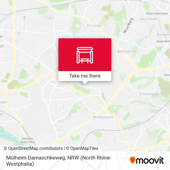 Карта Mülheim Damaschkeweg