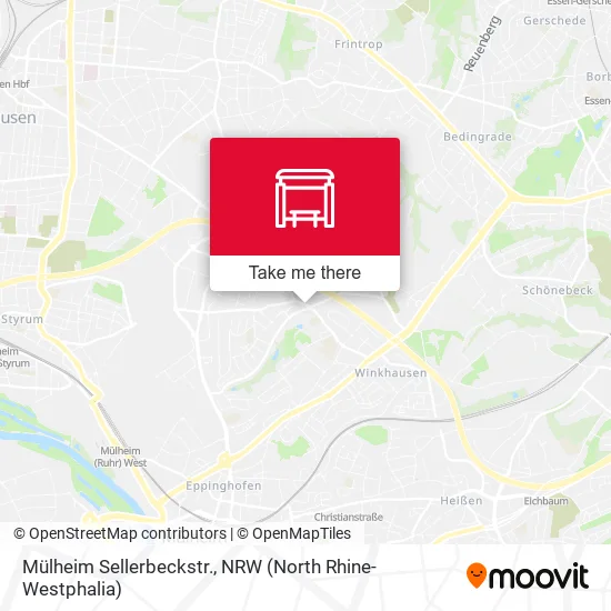Карта Mülheim Sellerbeckstr.
