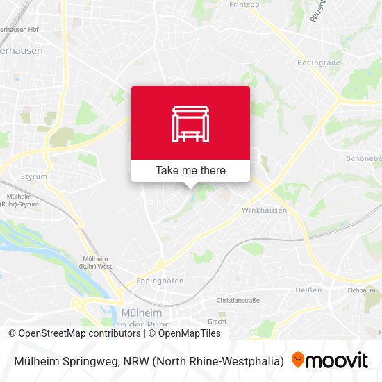 Карта Mülheim Springweg