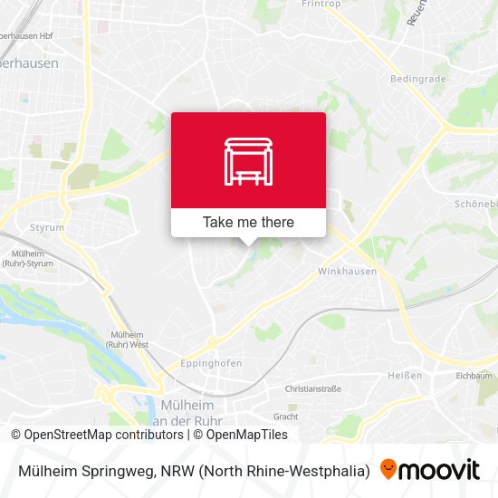 Карта Mülheim Springweg