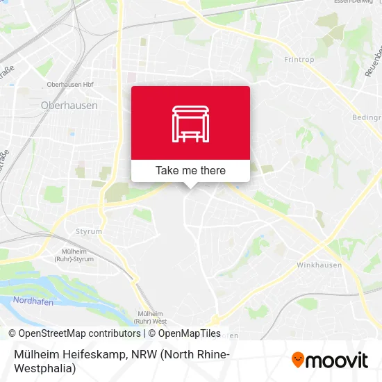 Mülheim Heifeskamp map