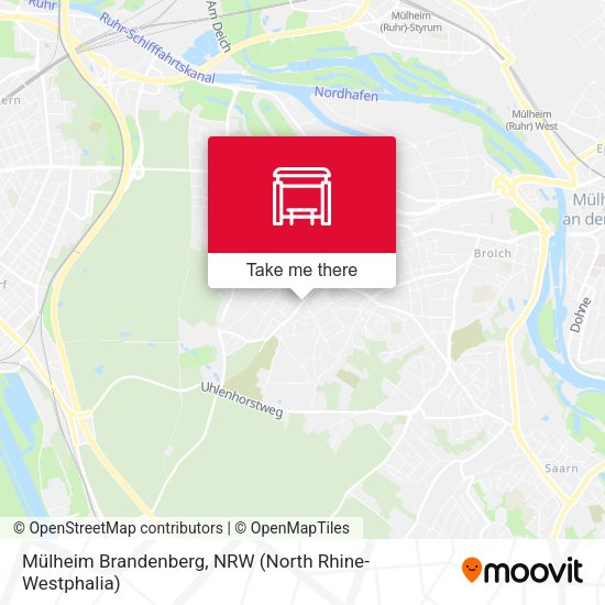 Карта Mülheim Brandenberg