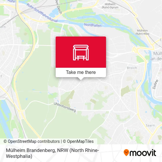 Карта Mülheim Brandenberg