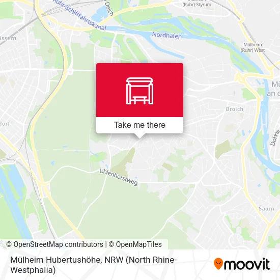 Карта Mülheim Hubertushöhe