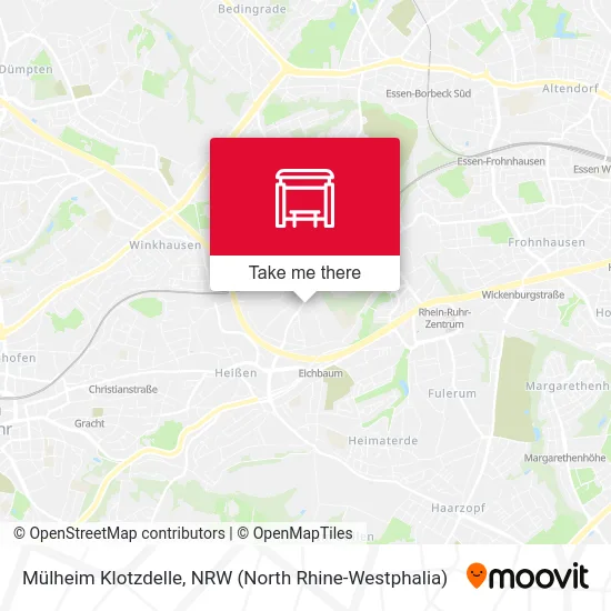 Карта Mülheim Klotzdelle