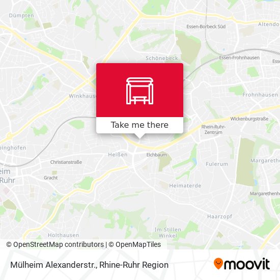 Mülheim Alexanderstr. map