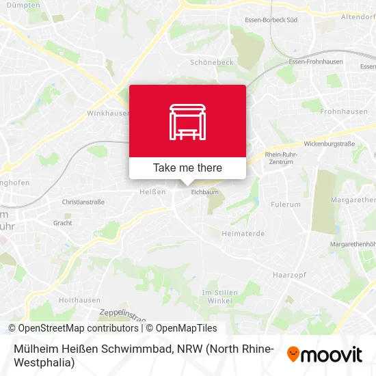 Карта Mülheim Heißen Schwimmbad