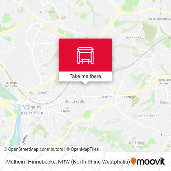 Карта Mülheim Hinnebecke