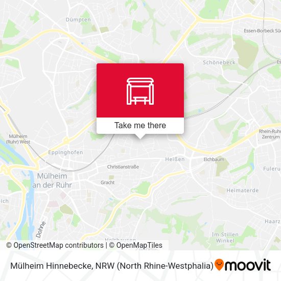 Карта Mülheim Hinnebecke