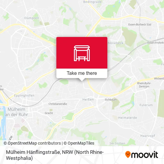 Карта Mülheim Hänflingstraße