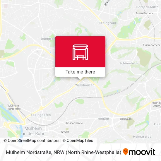 Карта Mülheim Nordstraße